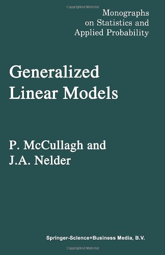 generalized linear models 1st edition p. mccullagh 0412238500, 9780412238505