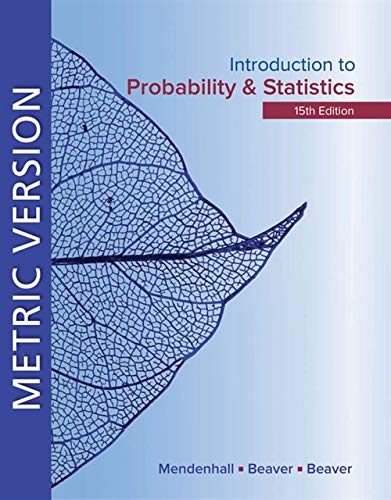 introduction to probability and statistics 15th edition william mendenhall iii , robert beaver , barbara