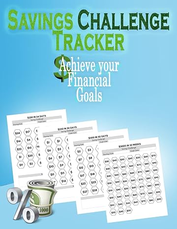 savings challenge tracker achieve your financial goals $100 to $10 000 1st edition ar tracker save money