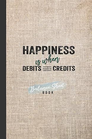 happiness is when debits equals to credits balance sheet book 1st edition rocky 360 1659412323, 978-1659412321