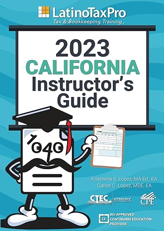 2023 California Instructor S Guide