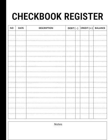 checkbook register 1st edition paul books b0cj4fmj5x