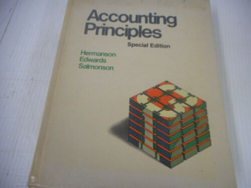 accounting principles 1st edition roger h. hermanson, james d. edwards, roland f. salmonson 9780256059342,