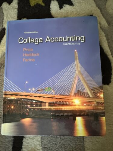 college accounting 13th edition john price, michael farina, m. david haddock 9780077430634, 0077430638