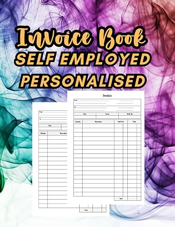 invoice book self employed personalised log a4 for small business owners and self employed workers  alouma