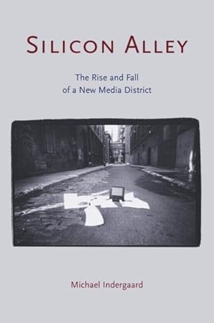 silicon alley the rise and fall of a new media district michael indergaard 1st edition michael indergaard