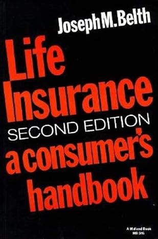 joseph m belth life insurance 2nd edition joseph m. belth 0253203465, 978-0253203465