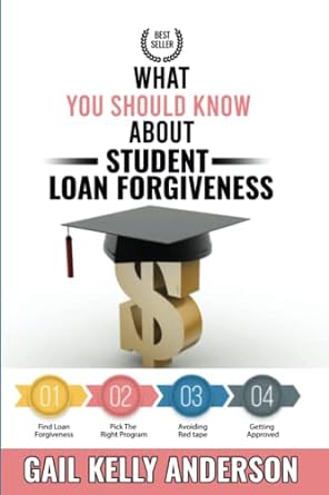 what you should know about student loan forgiveness 1st edition gailkelly anderson 979-8496065276