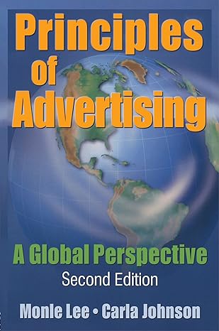 principles of advertising 1st edition monle lee 0789023008, 978-0789023001