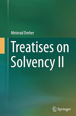 treatises on solvency ii 1st edition meinrad dreher 3662515679, 978-3662515679