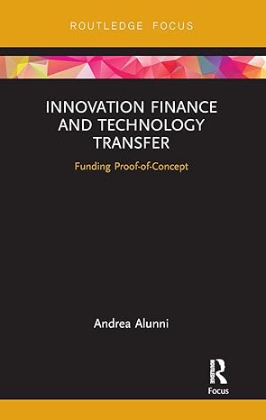 routledge focus innovation finance and technology transfer 1st edition andrea alunni 0367671832,