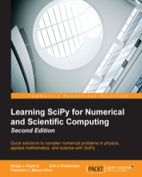 learning scipy for numerical and scientific computing quick solutions to complex numerical problems in