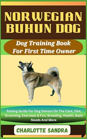 norwegian buhun dog dog training book for first time owner raising guide for dog owners on the care diet