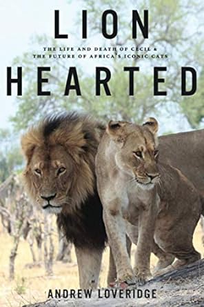 lion hearted the life and death of cecil and the future of africas iconic cats 1st edition andrew loveridge