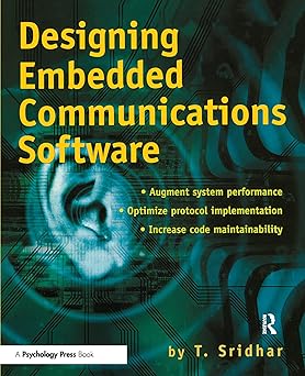 designing embedded communications software 1st edition t sridhar 157820125x, 978-1578201259