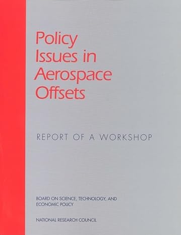 policy issues in aerospace offsets report of a workshop 1st edition national research council ,alan wm wolff