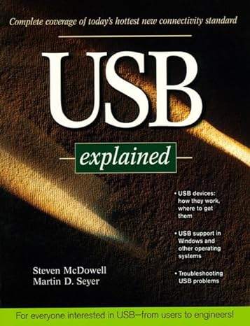 usb explained 1st edition steven mcdowell 013081153x, 978-0130811530