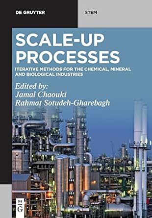 scale up processes iterative methods for the chemical mineral and biological industries 1st edition jamal
