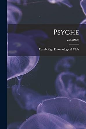 psyche v 75 1st edition cambridge entomological club 101499019x, 978-1014990198