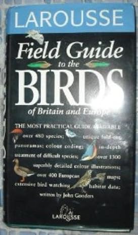 larousse field guides birds of britain and europe 1st edition john gooders 0752300148, 978-0752300146