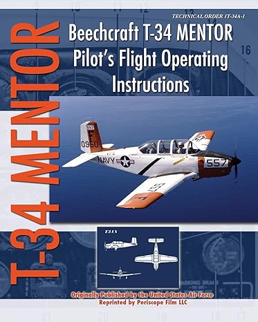 beechcraft t 34 mentor pilots flight operating instructions 1st edition united states air force 1937684628,