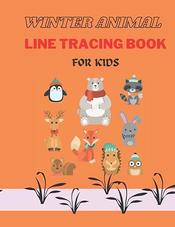 winter animal line tracing book practice line tracing pen control to trace and draw 1st edition holla press