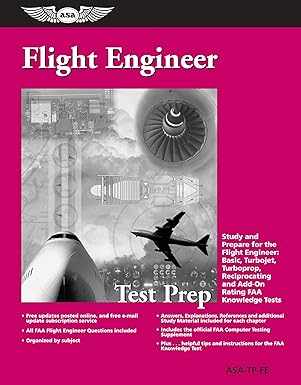 flight engineer test prep study and prepare for the flight engineer basic turbojet turboprop reciprocating
