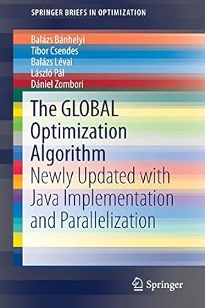 the global optimization algorithm newly updated with java implementation and parallelization 1st edition