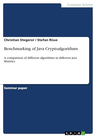 benchmarking of java cryptoalgorithms a comparison of different algorithms in different java libraries 1st