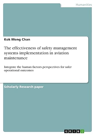 the effectiveness of safety management systems implementation in aviation maintenance integrate the human