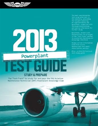 powerplant test guide 2013 study and prepare the fast track to study for and pass the faa aviation