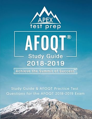 afoqt study guide 2018 2019 study guide and afoqt practice test questions for the afoqt 2018 2019 exam 1st