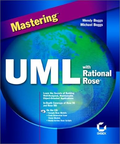 mastering uml with rational rose 1st edition wendy boggs ,michael boggs 0782124534, 978-0782124538