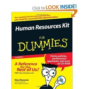 human resources kit for dummies 1st edition harold messmer jr b006twxyjm