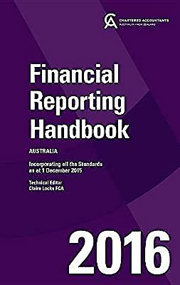 financial reporting handbook 2016 1st edition caanz 0730328740, 9780730328742