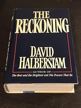 the reckoning 1st edition david halberstam 0688048382, 978-0688048389