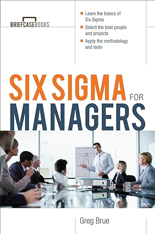 six sigma for managers 1st edition greg brue 0071387552, 978-0071387552