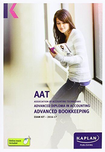 aat association of accounting technicians advanced diploma in accounting advanced bookkeeping exam kit 2016