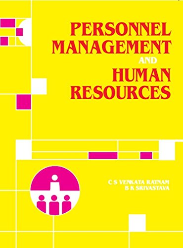 personnel management and human resources 1st edition c.s. venkataratnam, b.k. srivastava 0074604600,