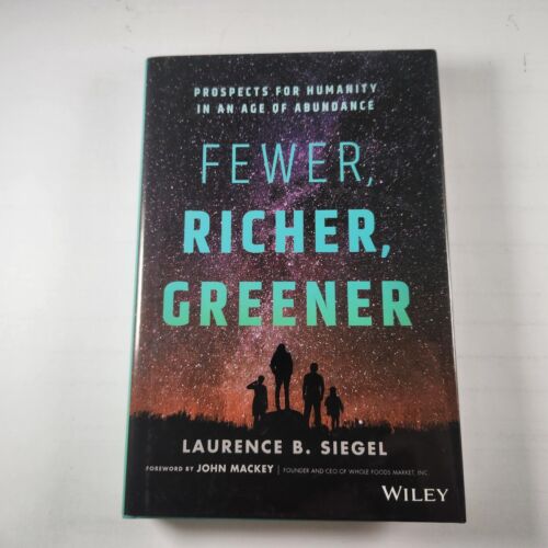 fewer richer greener 1st edition laurence b. siegel 9781119526896