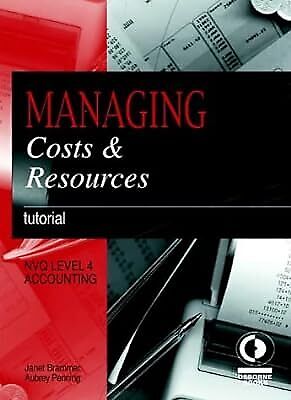 managing costs and resources 1st edition janet brammer, aubrey penning 1872962440, 9781872962443