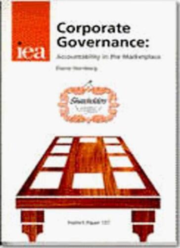corporate governance accountability in the marketplace hobart 1st edition elaine sternberg 9780255364164