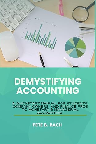 demystifying accounting a quick start manual for students company owners and finance pros to monetary and