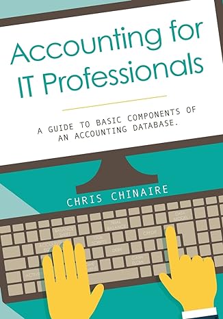 accounting for it professionals a guide to basic components of an accounting database 1st edition chris