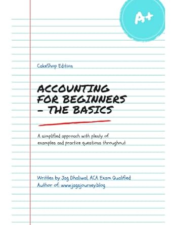 accounting for beginners the basics a simplified approach with plenty of examples and practice questions