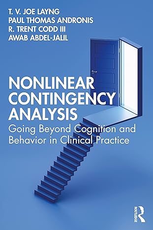 nonlinear contingency analysis 1st edition t v joe layng ,paul thomas andronis ,r trent codd iii ,awab abdel