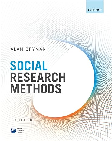 social research methods 1st edition alan bryman 0199689458, 978-0199689453