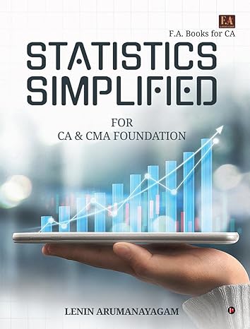 statistics simplified for ca and cma foundation 1st edition lenin arumanayagam b0b46rwdqk, 979-8886845877