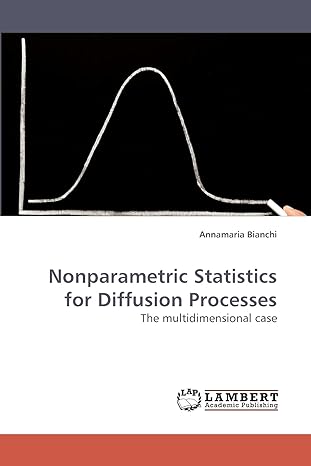 nonparametric statistics for diffusion processes the multidimensional case 1st edition annamaria bianchi