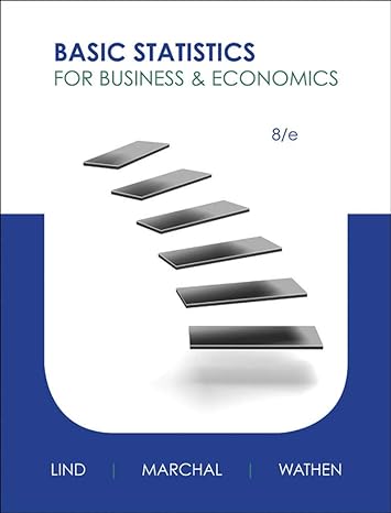 loose leaf version basic statistics for business and economics 8th edition douglas lind ,william marchal
